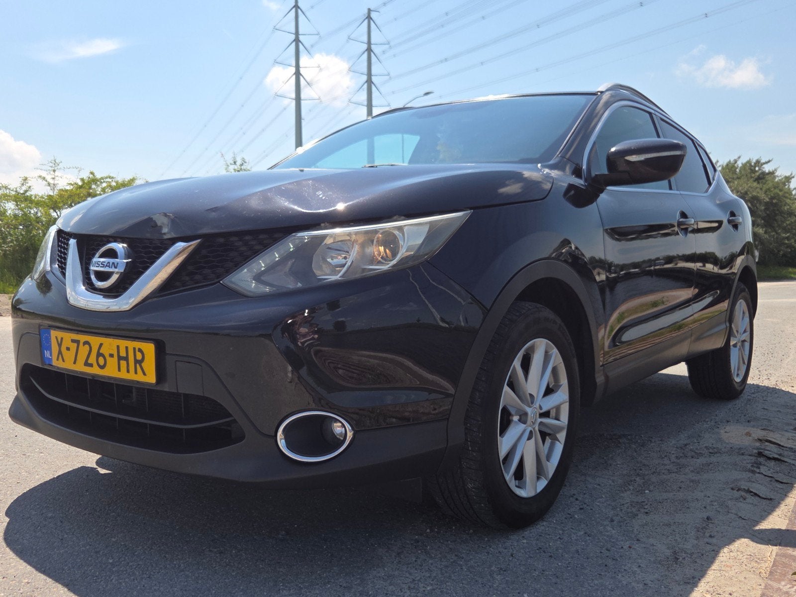 Nissan Qashqai 1.2 Dig-t 85KW 2WD 2014 Zwart, Voorwielaandrijving, Stof, 4 cilinders, Zwart