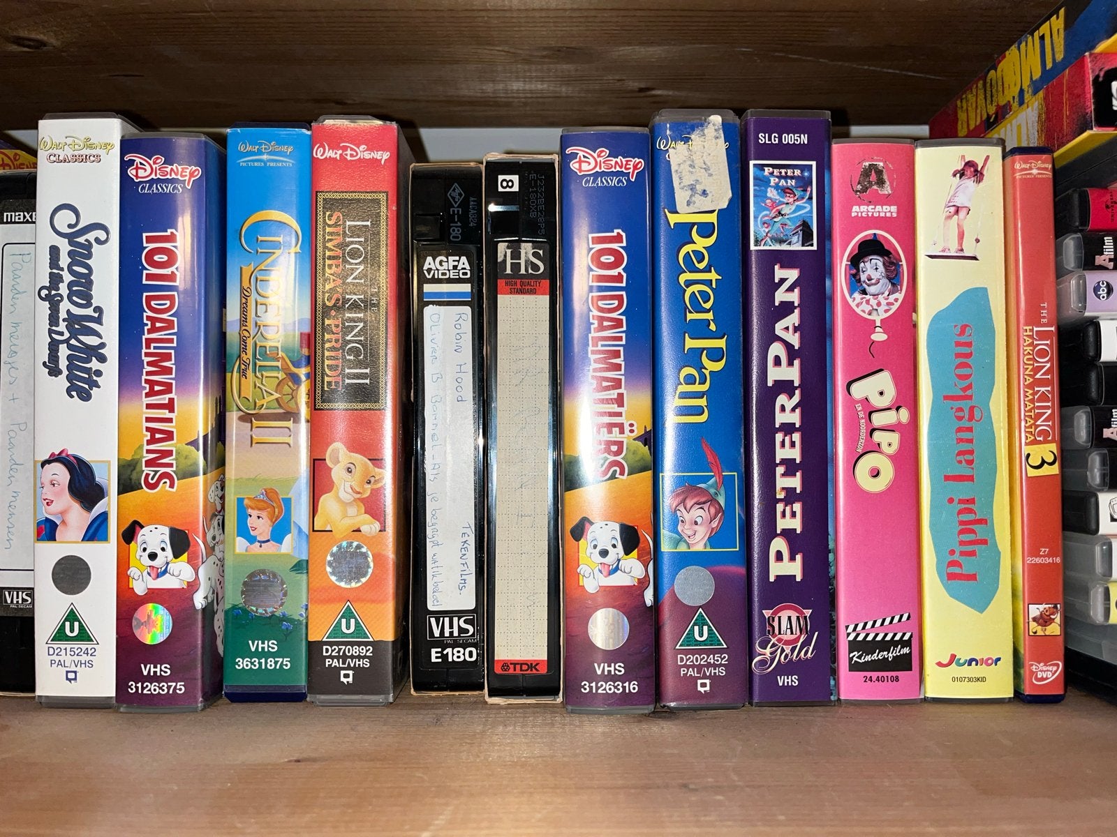 Disney Klassiekers op VHS: Een Collectie Tijdloze Films, Ophalen, Gebruikt, Alle leeftijden, Kinderfilm