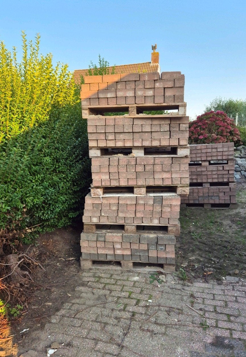 klinkers, Tuin en Terras, Ophalen, Gebruikt, Composiet