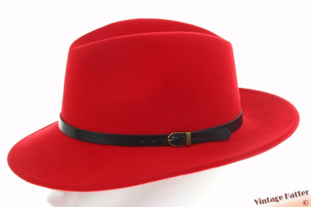 Outdoor gleufhoed rosso waterafstotend rood wol 56-58 Nieuw, Kleding | Dames, Ophalen of Verzenden, Nieuw, One size fits all, Hoed