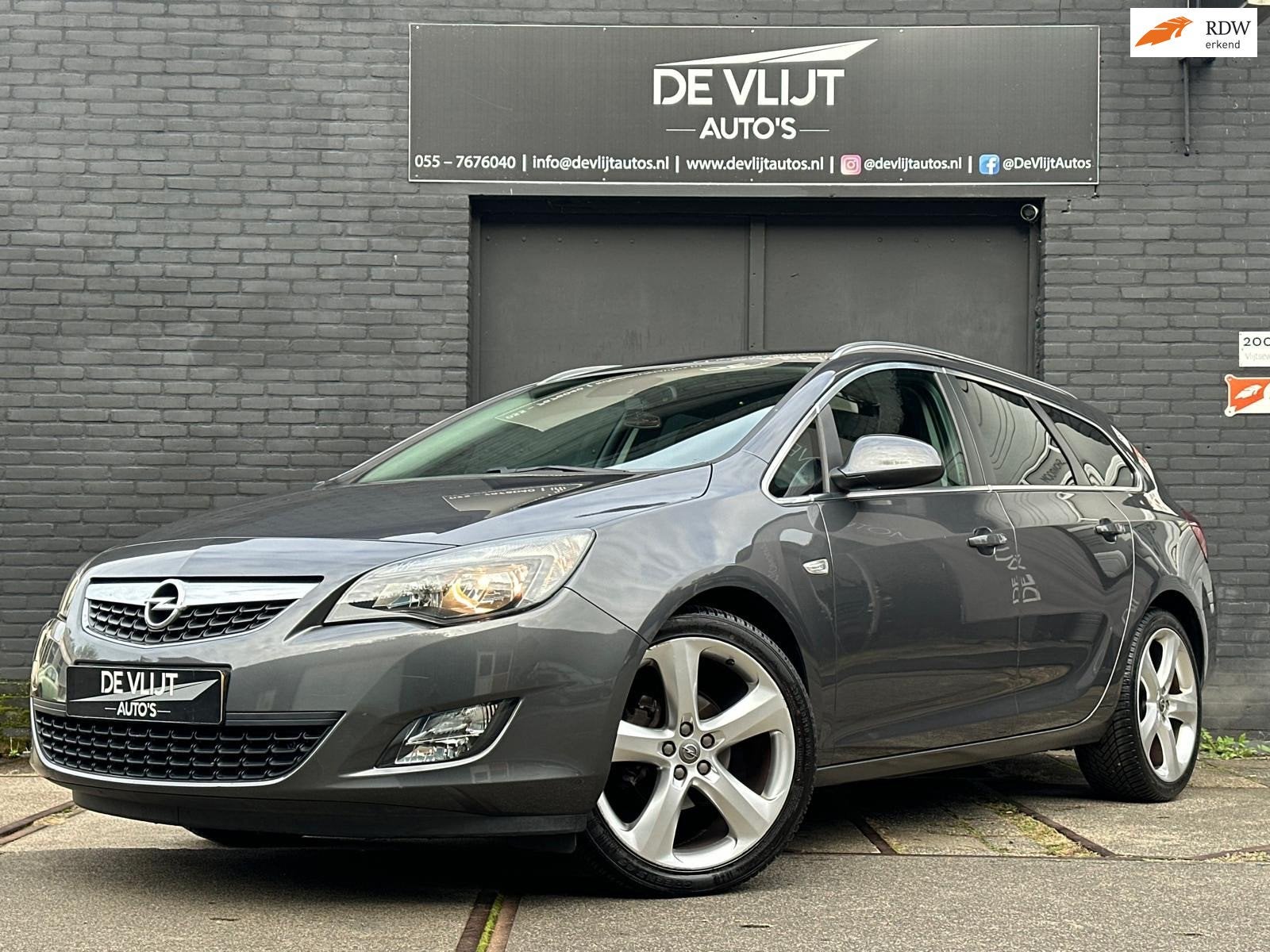 Opel Astra Sports Tourer 1.4 Turbo Sport | Navi | Climate Co, Voorwielaandrijving, Stof, Gebruikt, Zwart