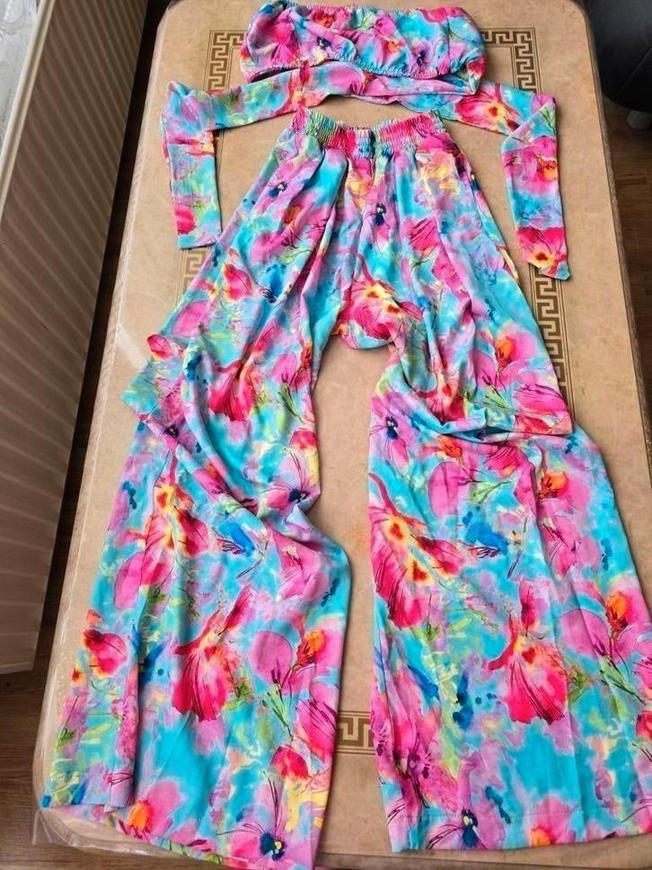 Set pantalon met top Millagro maat one tot 42, Millagro, Maat 42/44 (L), Nieuw, Ophalen of Verzenden