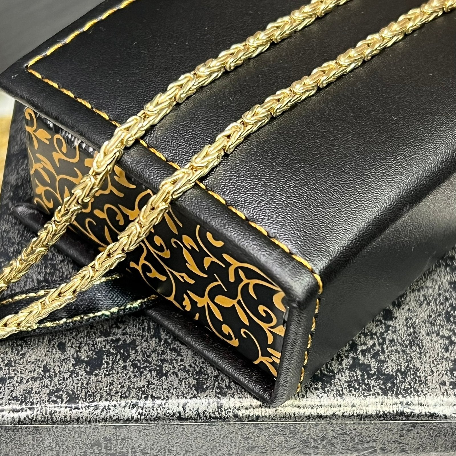 14k gouden koningsketting prachtig schakel 65 cm, Ophalen of Verzenden