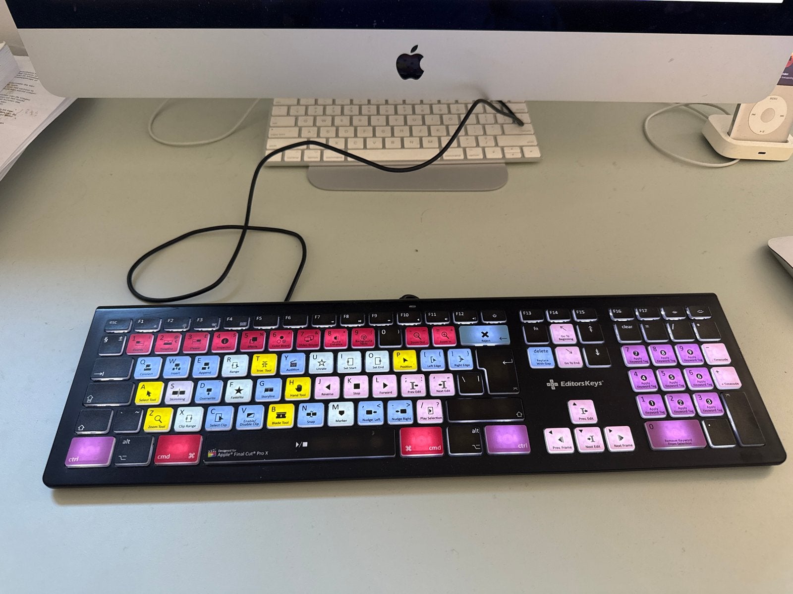 Editors Keys Toetsenbord voor Final Cut Pro X - Verlicht, Ophalen, Gebruikt, Bedraad, Overige typen