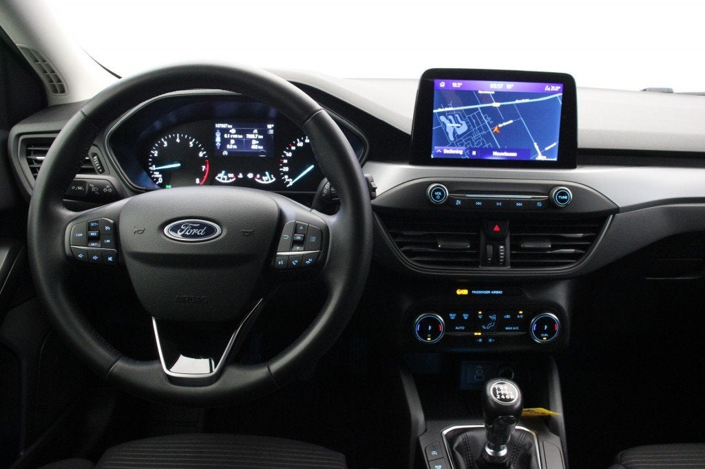 Ford FOCUS 1.0 EcoBoost Hybrid Titanium Style - Carplay, Cru, Auto's, Ford, 125 pk, Gebruikt, Met garantie (alle), Wit