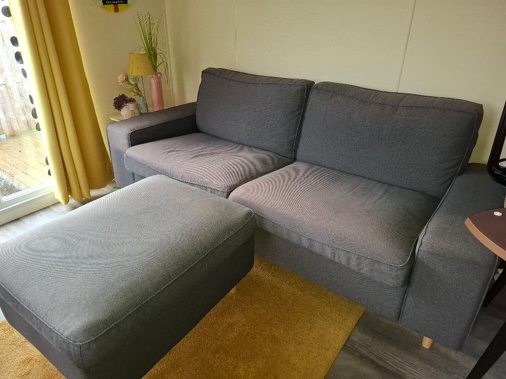 3 zitsbank met extra bank, Ophalen, Gebruikt, Driepersoons, 75 tot 100 cm