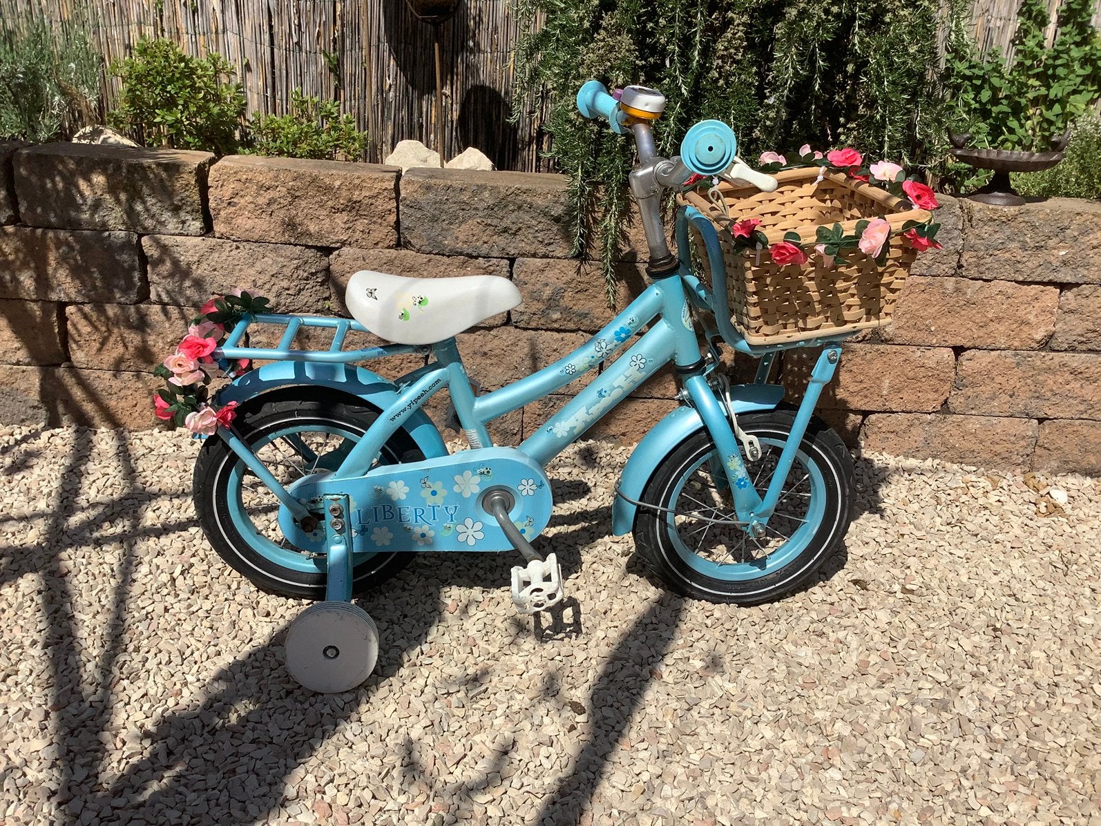 Kinderfietsje Liberty 12,5 “ 🩵🩵, Ophalen, Gebruikt, Minder dan 16 inch, Zijwieltjes