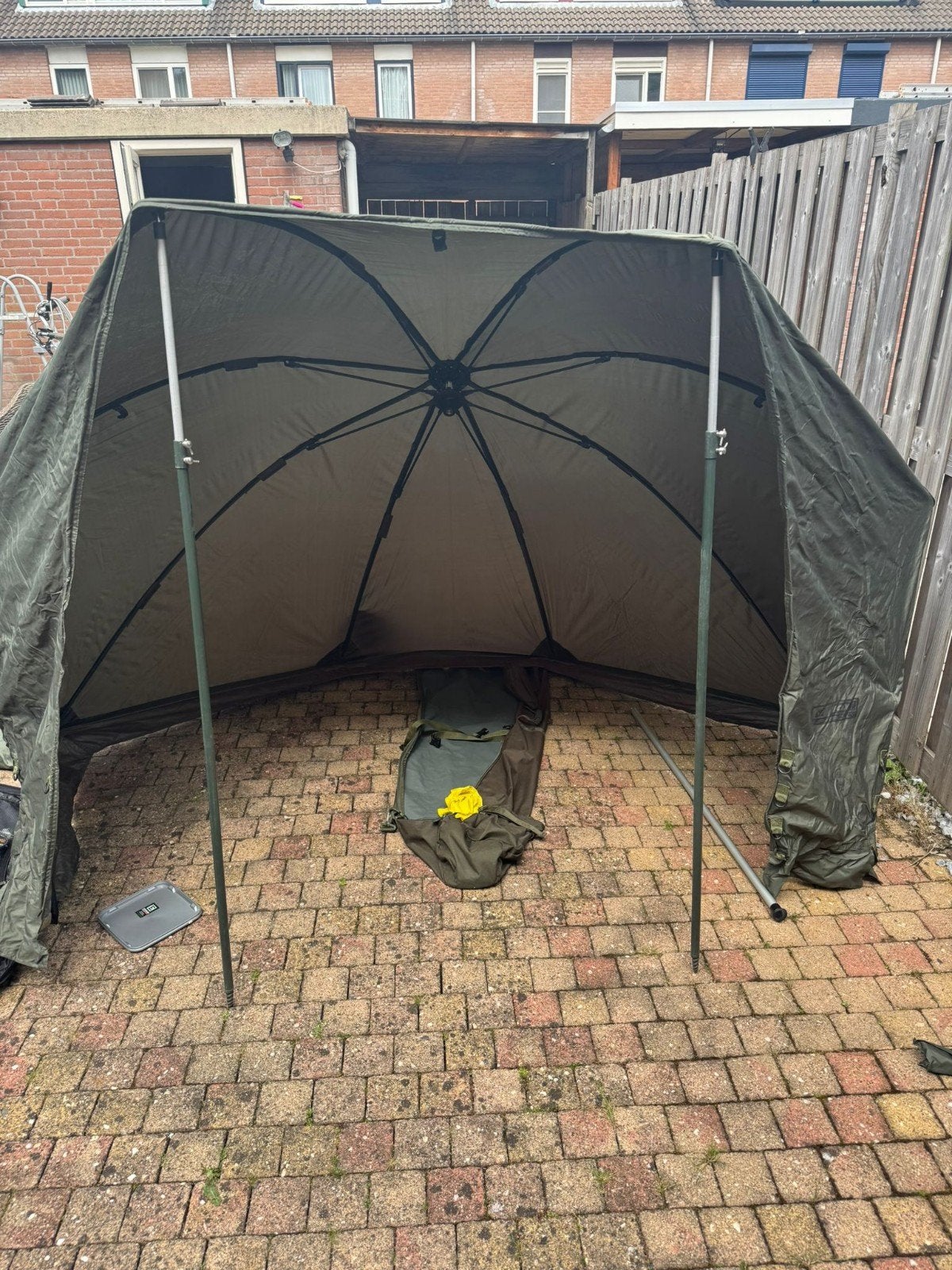 Fox spuba brolly met tas, Watersport en Boten, Ophalen, Zo goed als nieuw, Overige typen