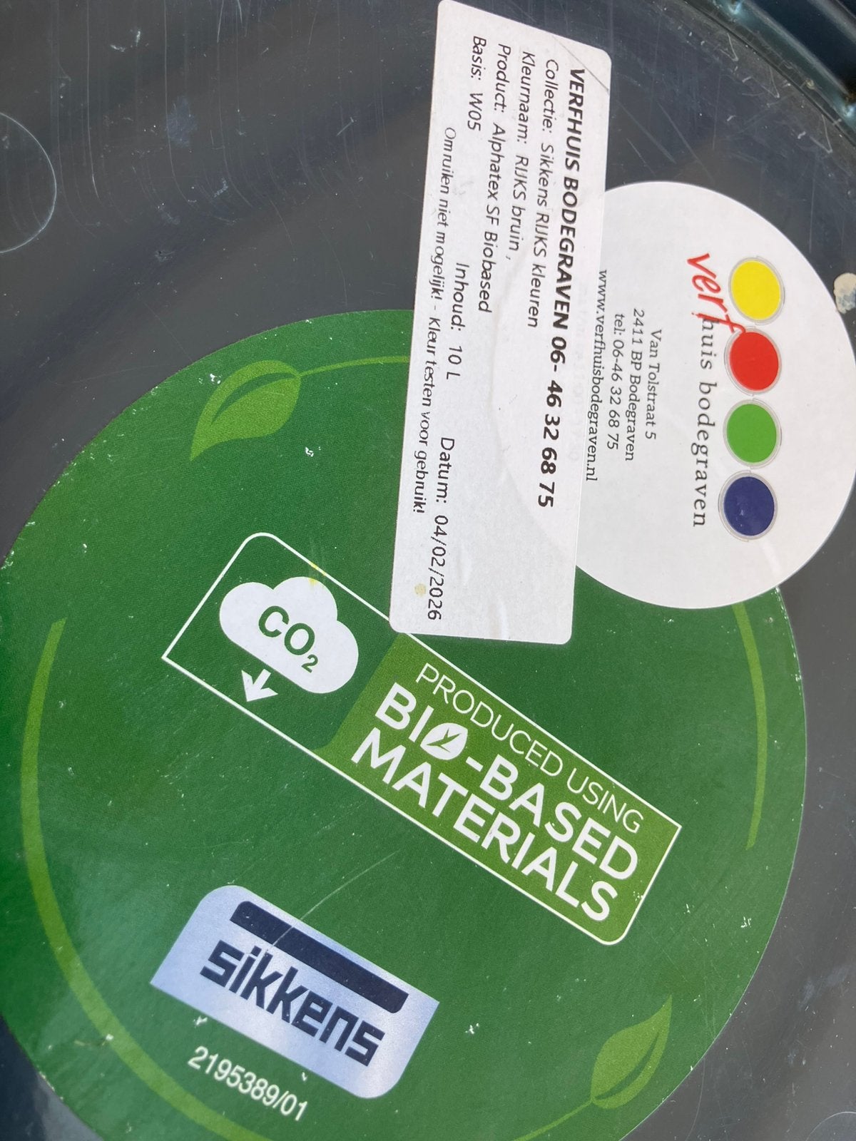 Latex, Ophalen, Bruin, 5 tot 10 liter, Nieuw