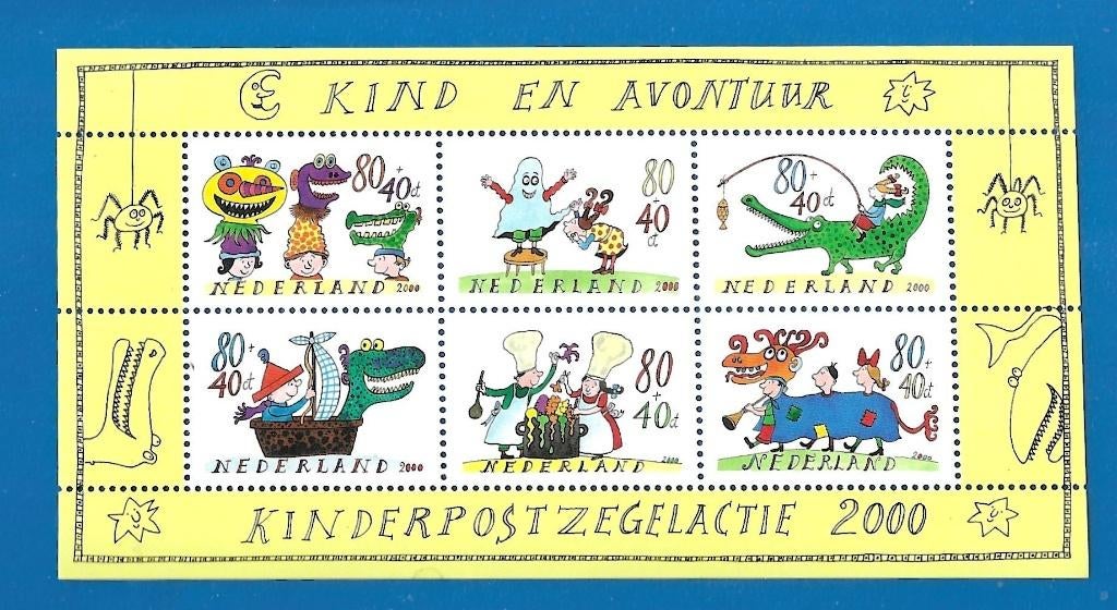 Kinderpostzegels 2000 Kind en Avontuur - NVPH 1930, Verzenden, Na 1940, Postfris