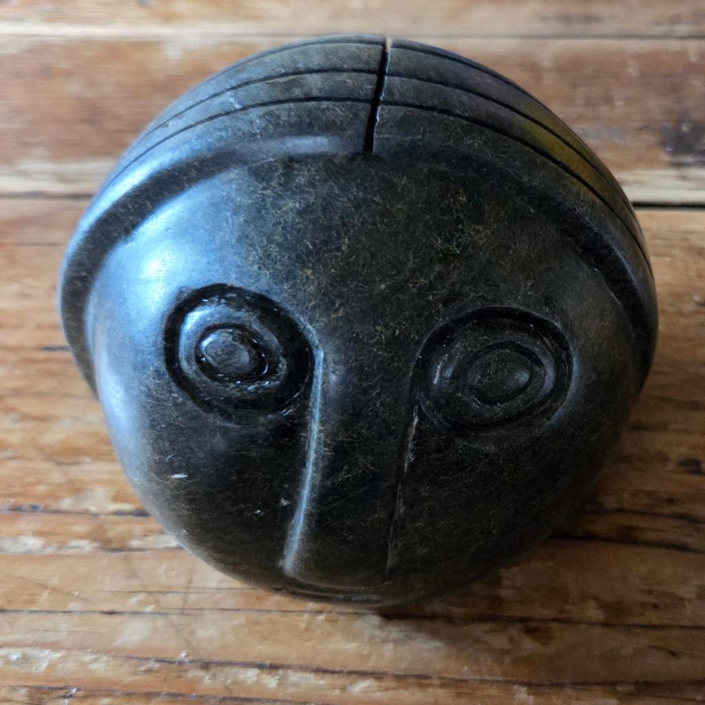 Ball head sculptuur Chiwawa Shona Art, Ophalen of Verzenden