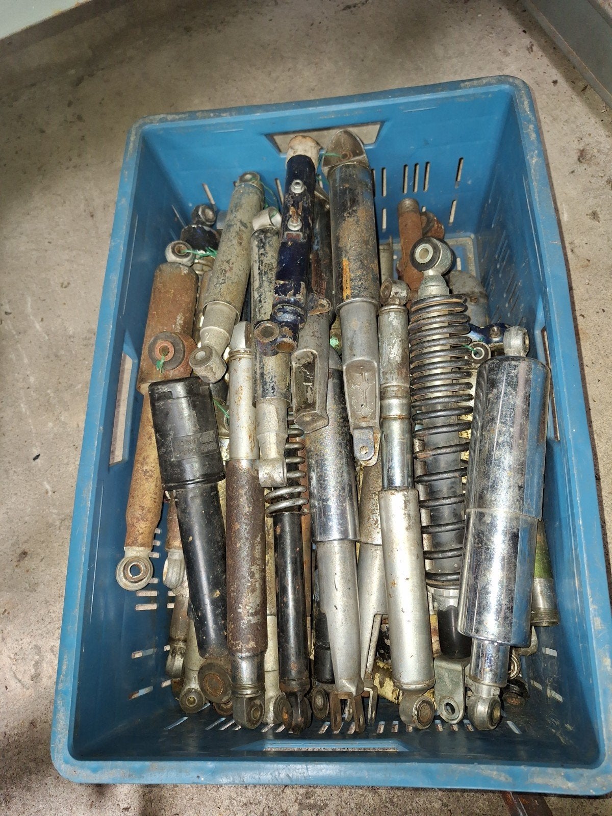 schokbrekers carterdelen oldtimer brommer, Ophalen, Gebruikt, Overige typen, Overige merken