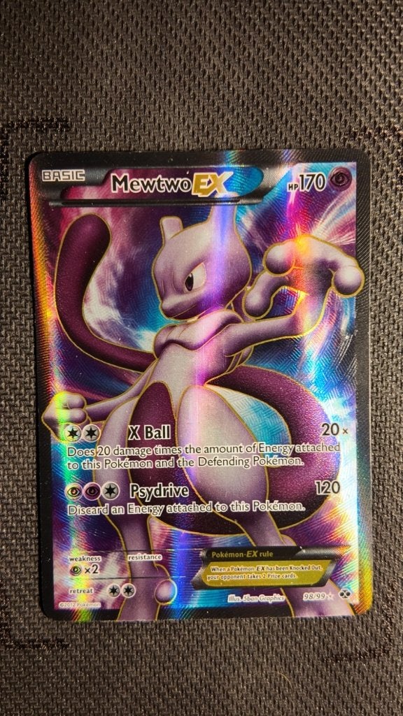 Mewtwo-EX 98 Next Destinies | Pokemon kaart, Ophalen, Zo goed als nieuw, Losse kaart, Foil
