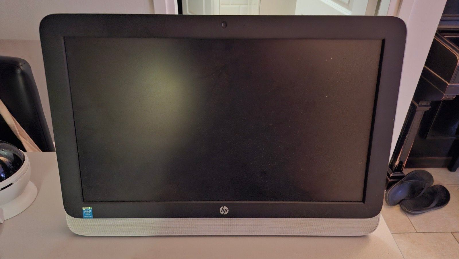 HP 22-3100nd All-in-One PC - Gebruikt, Computers en Software, Desktop Pc's, Gebruikt, HDD, 2 tot 3 Ghz, Met monitor
