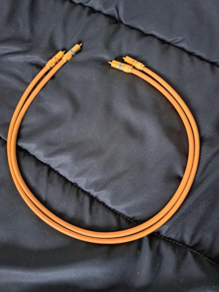 Van den Hul The First 80cm Interlink Kabel Set L+R, Ophalen of Verzenden, Gebruikt, Minder dan 2 meter, Interlink-kabel
