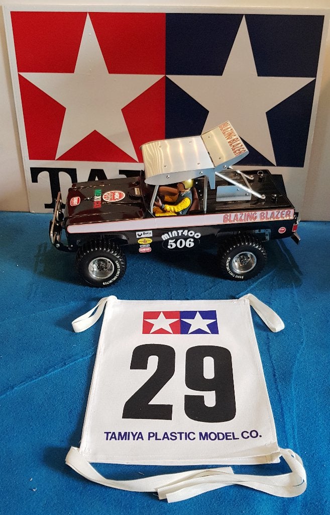 Vintage Tamiya 4x4 Blazing Blazer 3-speed #58029 van 1982, Elektro, Verzenden, Auto offroad, Zo goed als nieuw