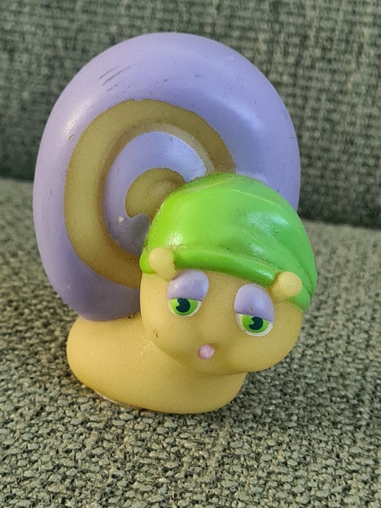 Glo friends worm glow in the dark vintage poppetje playskool, Gebruikt, Playskool hasbro, Ophalen of Verzenden, Nvt