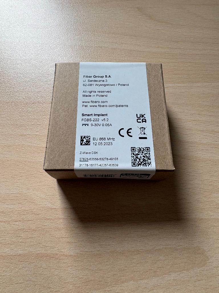 Fibaro smart implant (Zwave), Hobby en Vrije tijd, Elektronica-componenten, Ophalen of Verzenden, Nieuw