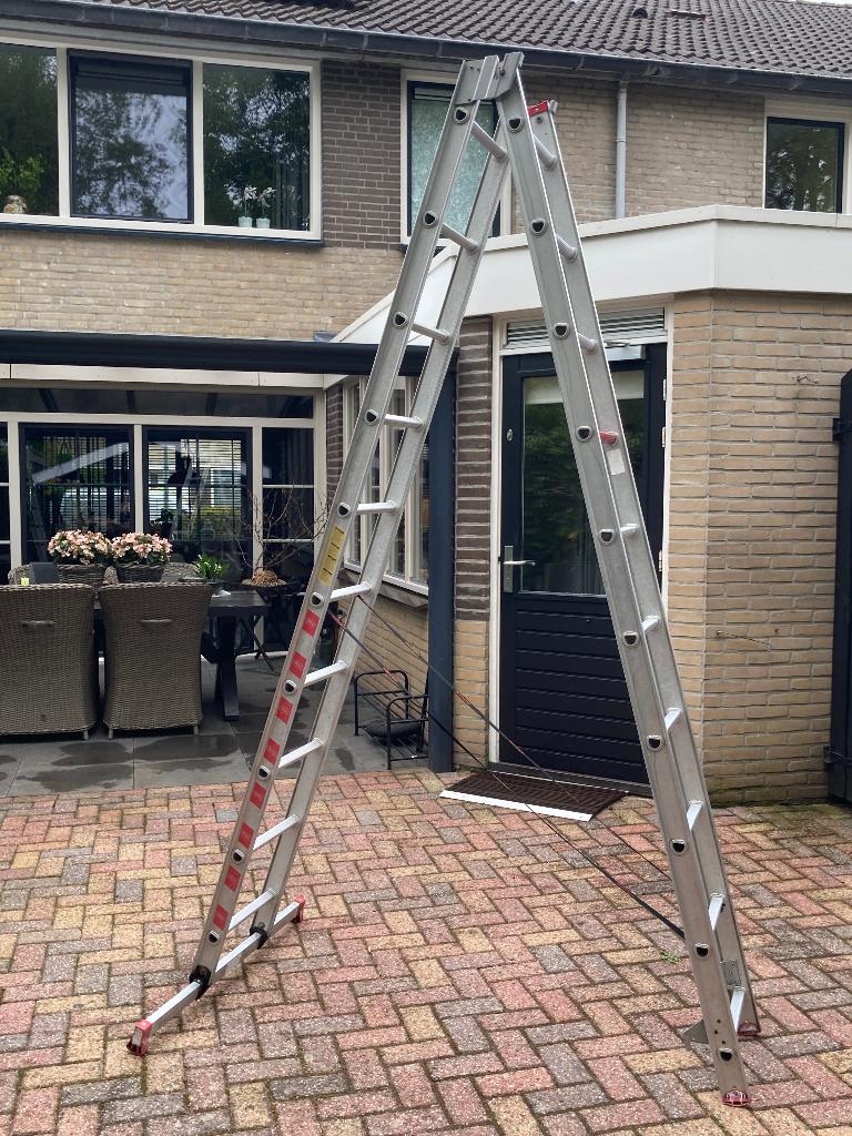 Ladder ALTREX 2x10, Ophalen, Zo goed als nieuw, Ladder, 4 meter of meer
