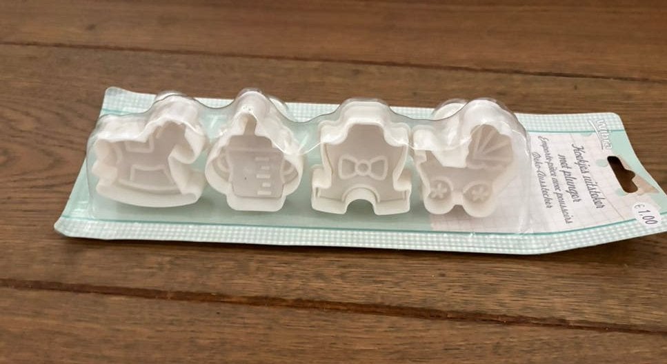 Geboorte uitstekers, Ophalen of Verzenden, Nieuw, Taarten of Cupcakes, Versiering