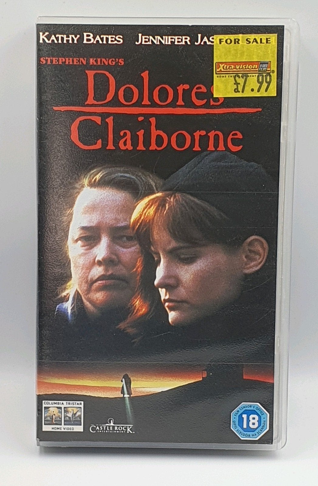 Te koop: Dolores Claiborne VHS - Stephen King Thriller, Cd's en Dvd's, VHS | Film, Vanaf 16 jaar, Ophalen of Verzenden, Gebruikt