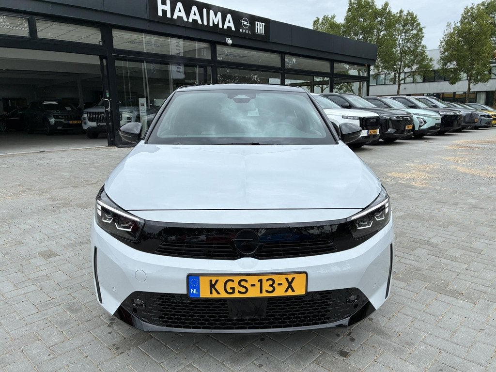 Opel Corsa 1.2 Turbo 145Pk Hybrid Automaat Ultimate | DEMO |, Auto's, 145 pk, Euro 6, 1199 cc, Wit