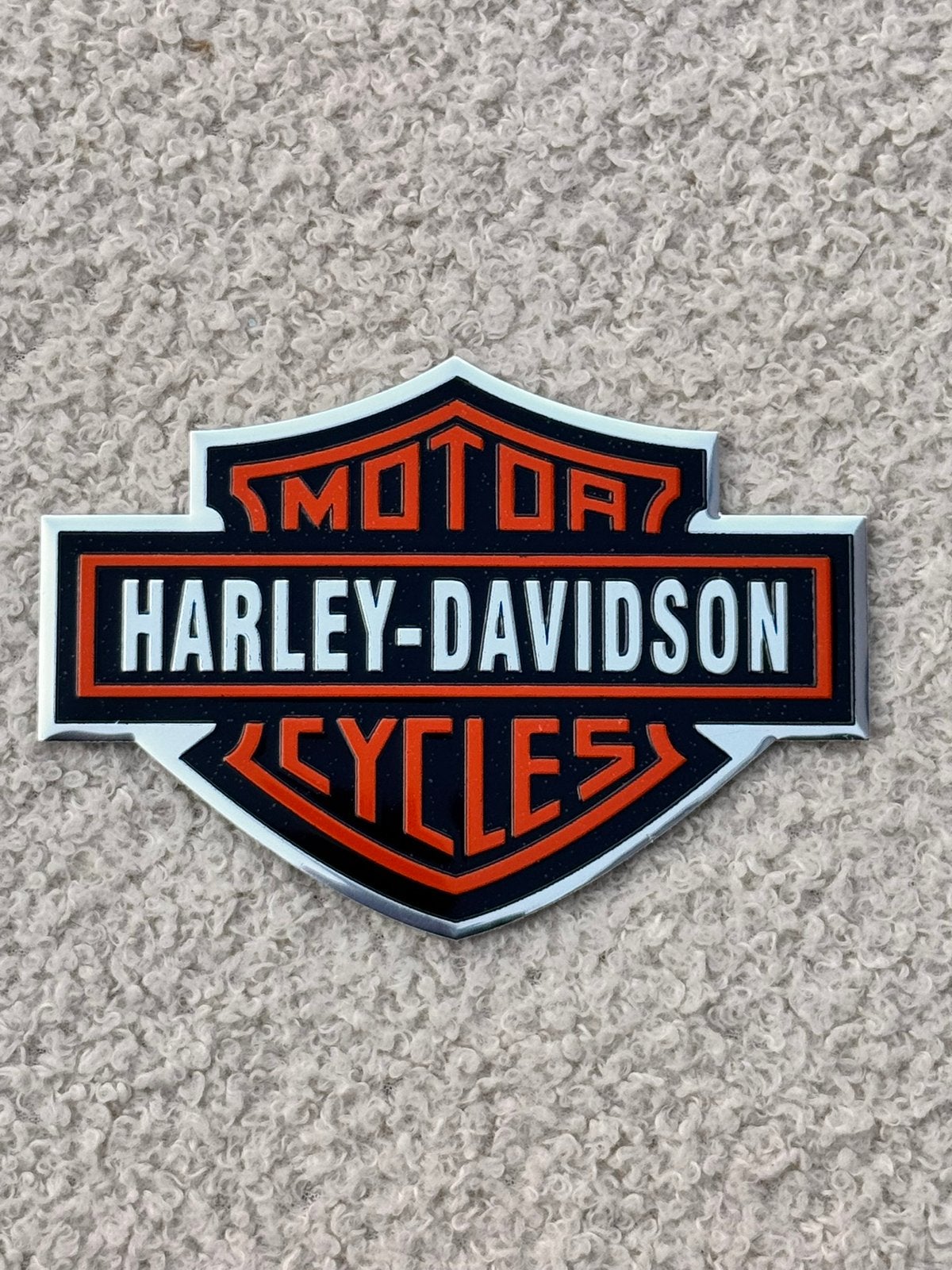 Harley-davidson 3D sticker aluminium gratis verzending., Motoren, Ophalen of Verzenden