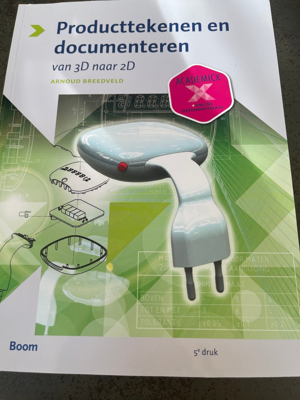 Producttekenen en documenteren van 3D naar 2D, Boeken, Ophalen of Verzenden, Beta, Zo goed als nieuw, HBO