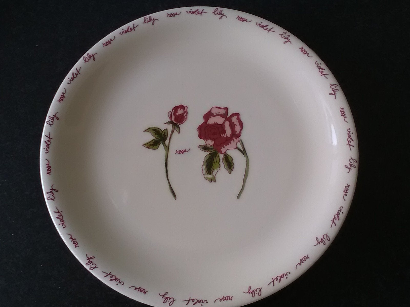 Clayre en eef  van Cleef   bord en mok bloemen, Ophalen of Verzenden, Overige stijlen, Bord(en)