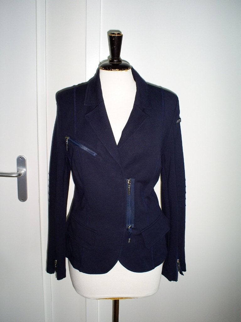 blauw AIRFIELD jasje mt. 38, Kleding | Dames, Maat 38/40 (M), Zo goed als nieuw, Jasje, Airfield