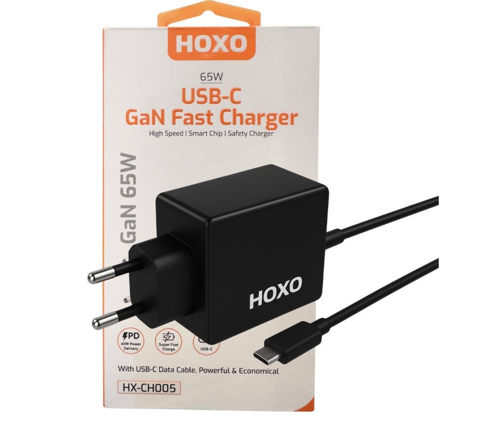 USB-C 65W GaN Universele Laptop Oplader - 1.8 Meter, Computers en Software, Laptop-opladers, Ophalen of Verzenden, Nieuw, Hoxo