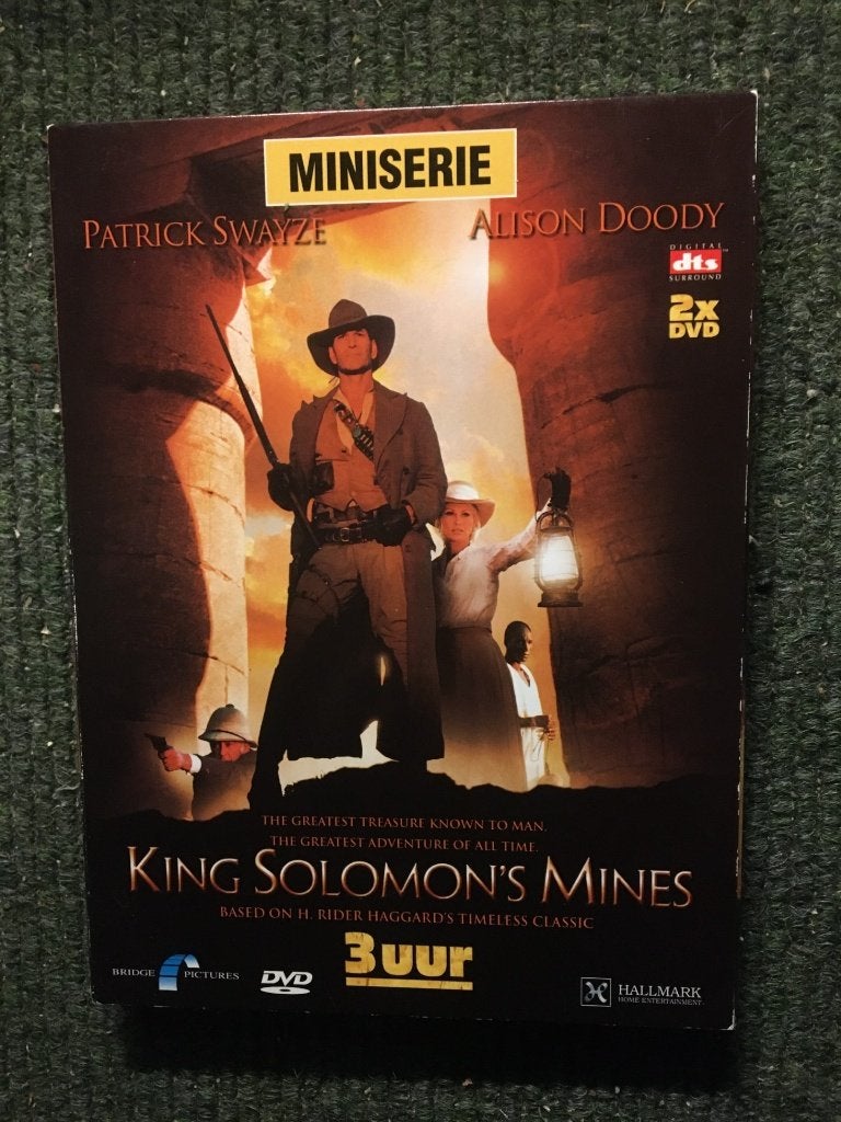 DVD Mini-serie King Solomon's Mines ; Patrick Swayze, Vanaf 12 jaar, Ophalen of Verzenden, Zo goed als nieuw
