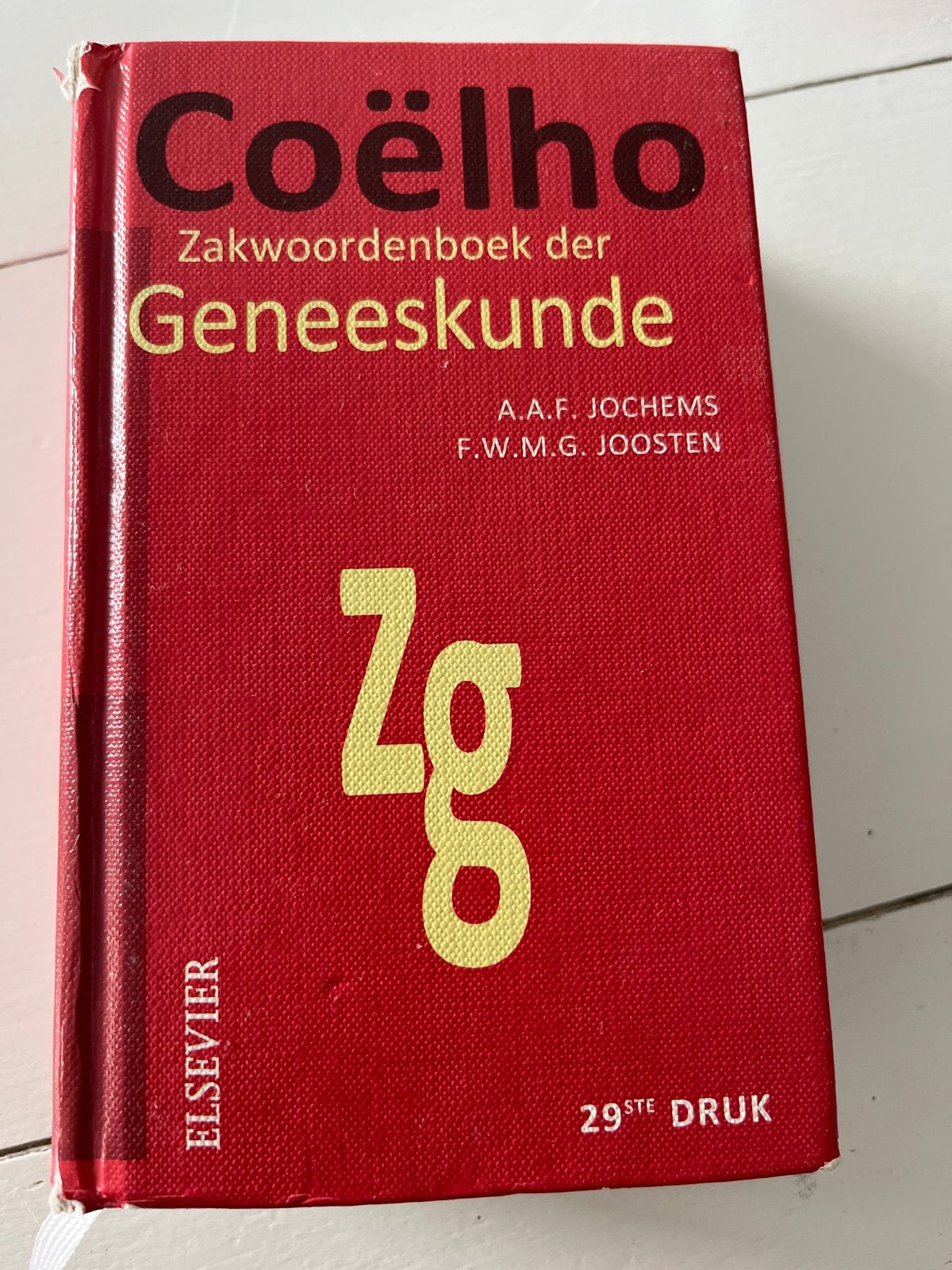 Coëlho Zakwoordenboek der Geneeskunde 29e druk, Ophalen of Verzenden, Beta, Zo goed als nieuw, HBO
