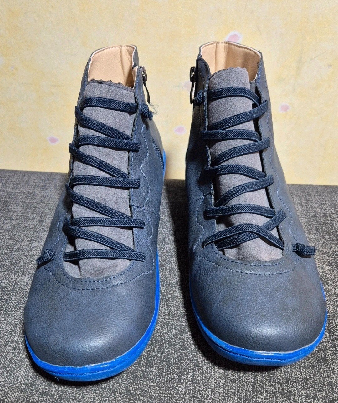 Nieuwe waterdichte veterboots maat 40, Blauw, Lage of Enkellaarzen, Nieuw, Ophalen of Verzenden