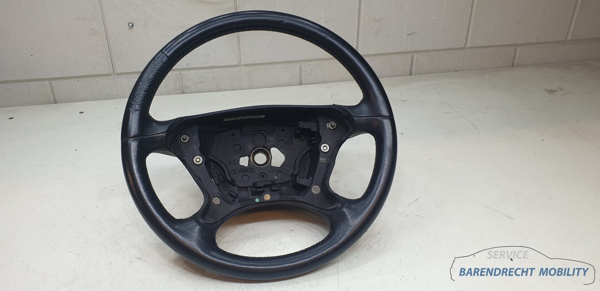 Stuurwiel Mercedes W209 CLK E SL stuur zwart leder origineel