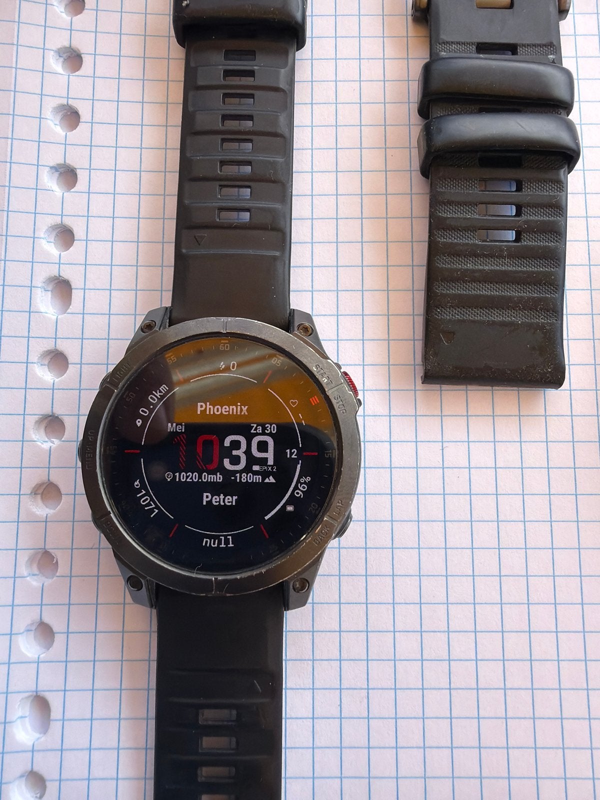 Garmin Epix Gen 2 Premium Active Smartwatch Zwart, Afstand, Zwart, Ophalen of Verzenden, Zo goed als nieuw