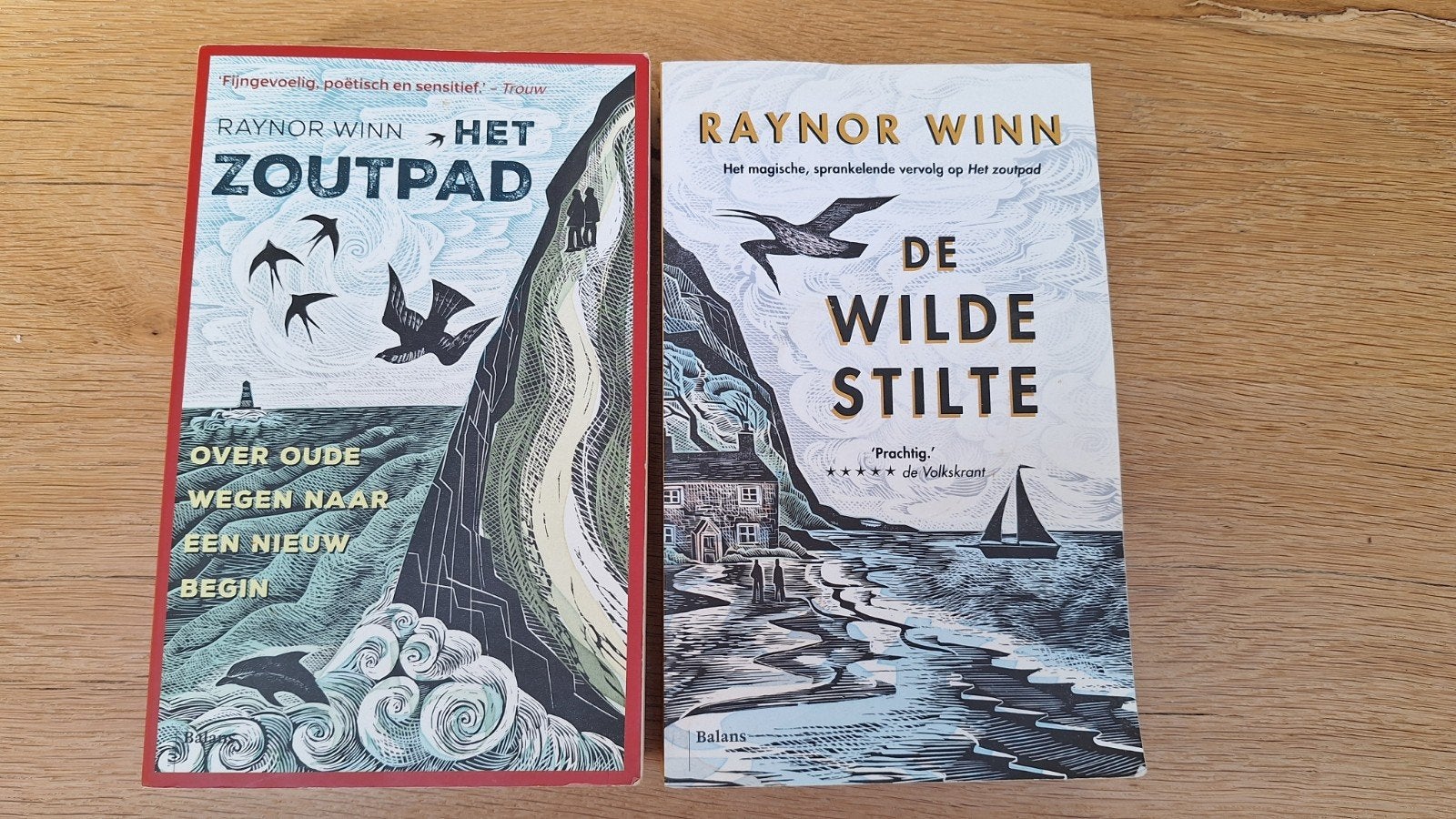Raynor Winn - Het zoutpad + De wilde stilte, Ophalen of Verzenden, Zo goed als nieuw, Nederland, Raynor Winn