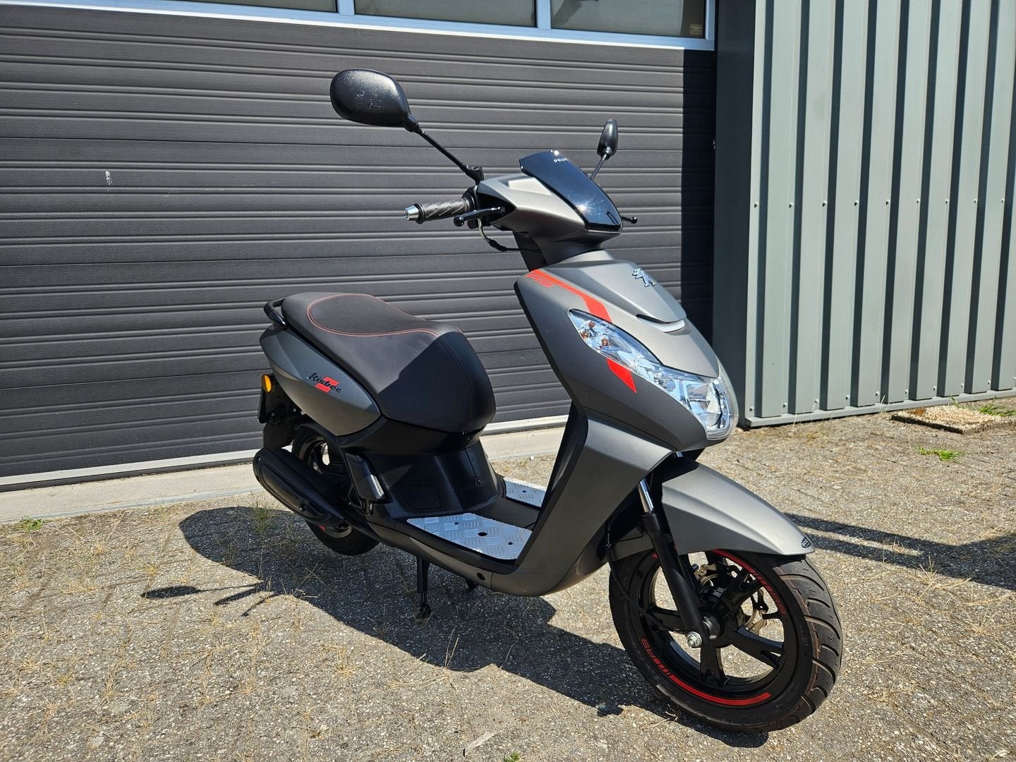 PEUGEOT KISBEE RS 4T E4 BROM 2019 MAT GREY 4722KM TOPSTAAT!, Overige modellen, Onbekend, Ophalen of Verzenden, Zo goed als nieuw