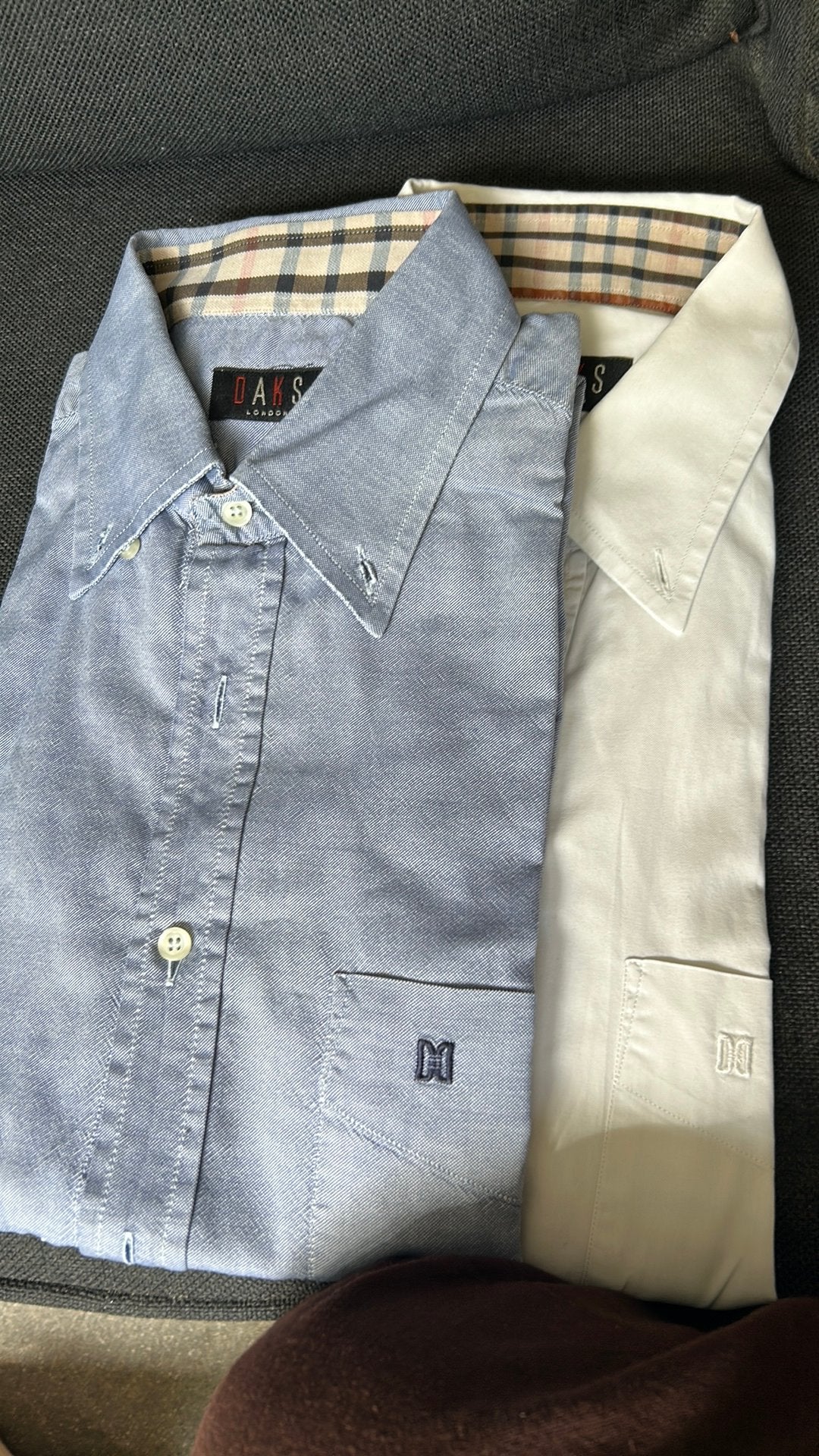 Oaks 2 overhemden maat m, Kleding | Heren, Ophalen, Zo goed als nieuw, Blauw