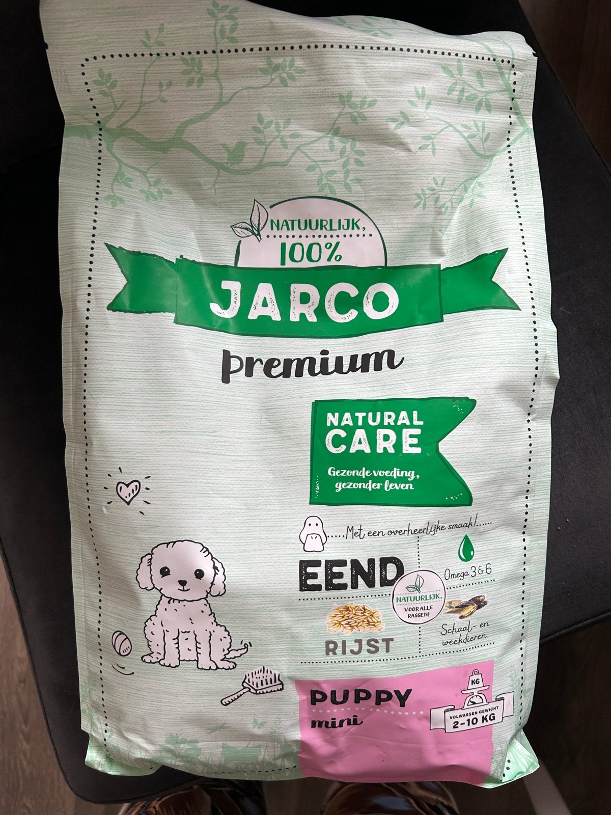 Jarco premium puppy brokken eend  DICHTE zak, Dieren en Toebehoren, Ophalen of Verzenden, Hond