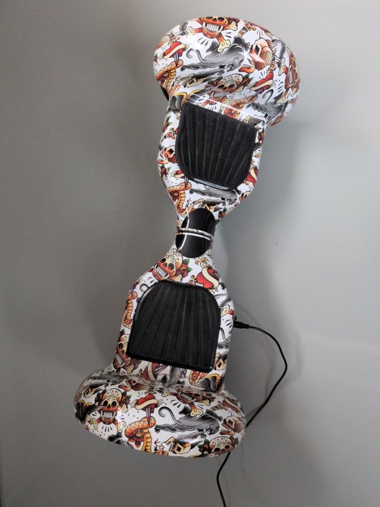 HOVERBORD MET LADER EN ZITJE, Fietsen en Brommers, Steps, Ophalen of Verzenden, Gebruikt, Gewone step