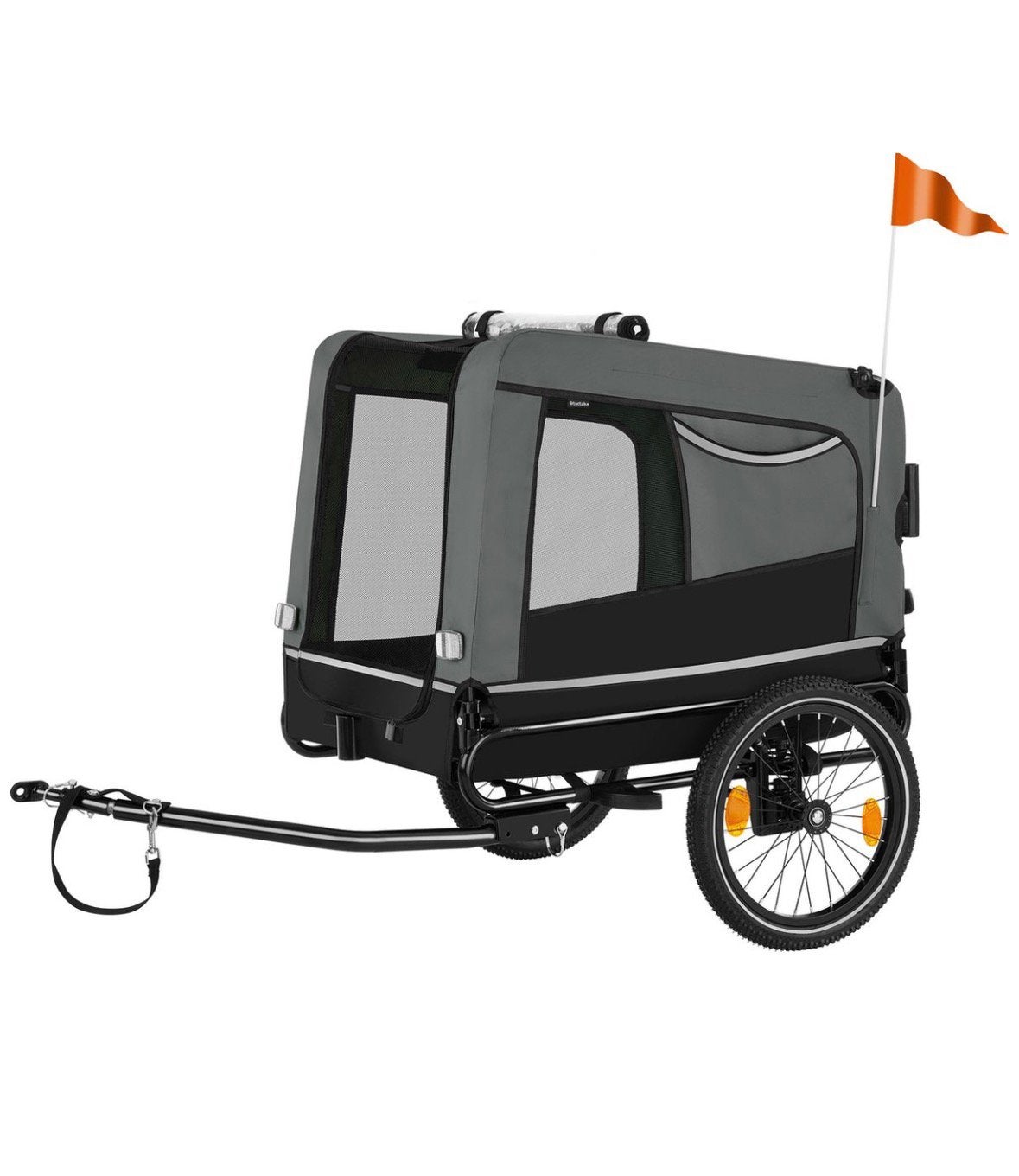 Tectake Hondenfietskar - Tot 40 kg, Ophalen, Opvouwbaar, 20 tot 40 kg, Zo goed als nieuw