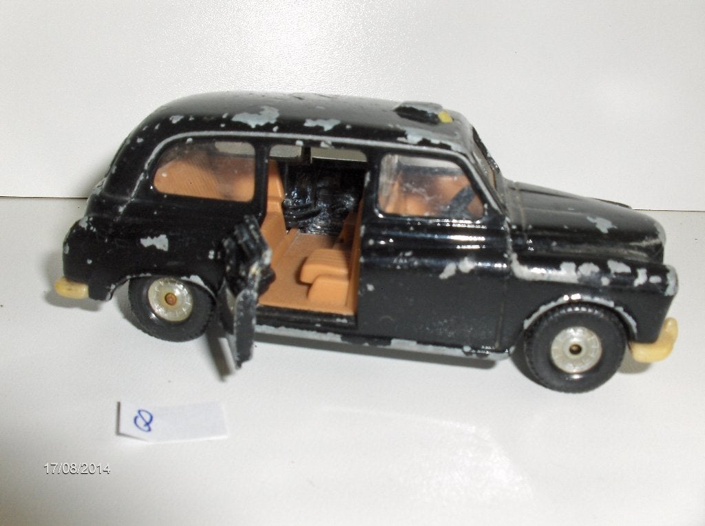 Austin fx4 london taxi, corgi 1/36 (8), Ophalen of Verzenden, Gebruikt, Auto