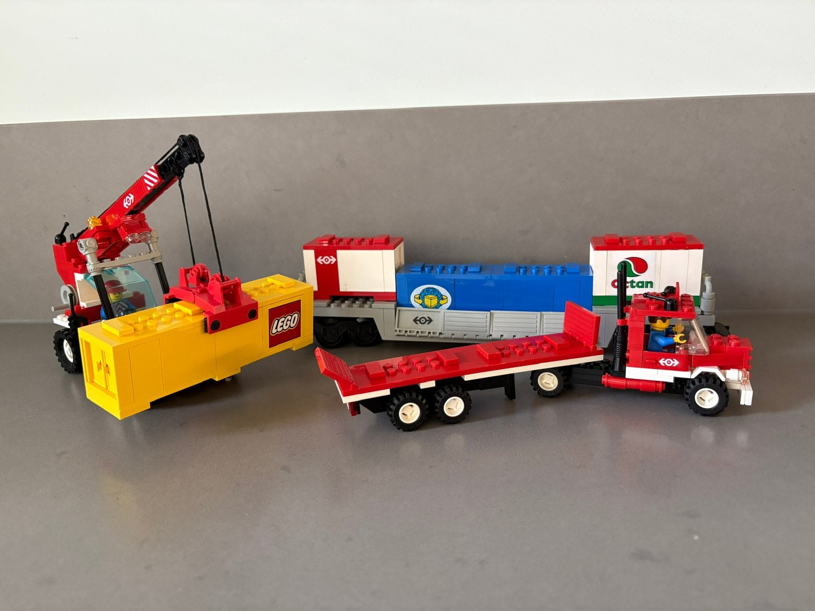 Lego 4549 container double stacker met instructie, Compleet, Gebruikt, Overige thema's, Lego