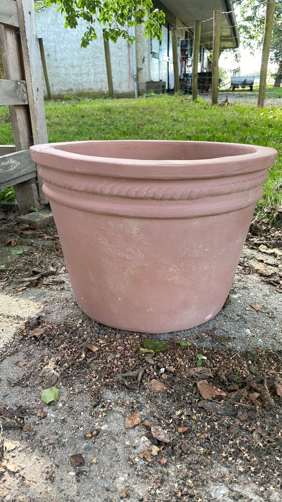Bloempot -  Nieuw, Tuin en Terras, Ophalen, Steen, Minder dan 30 cm, Rond