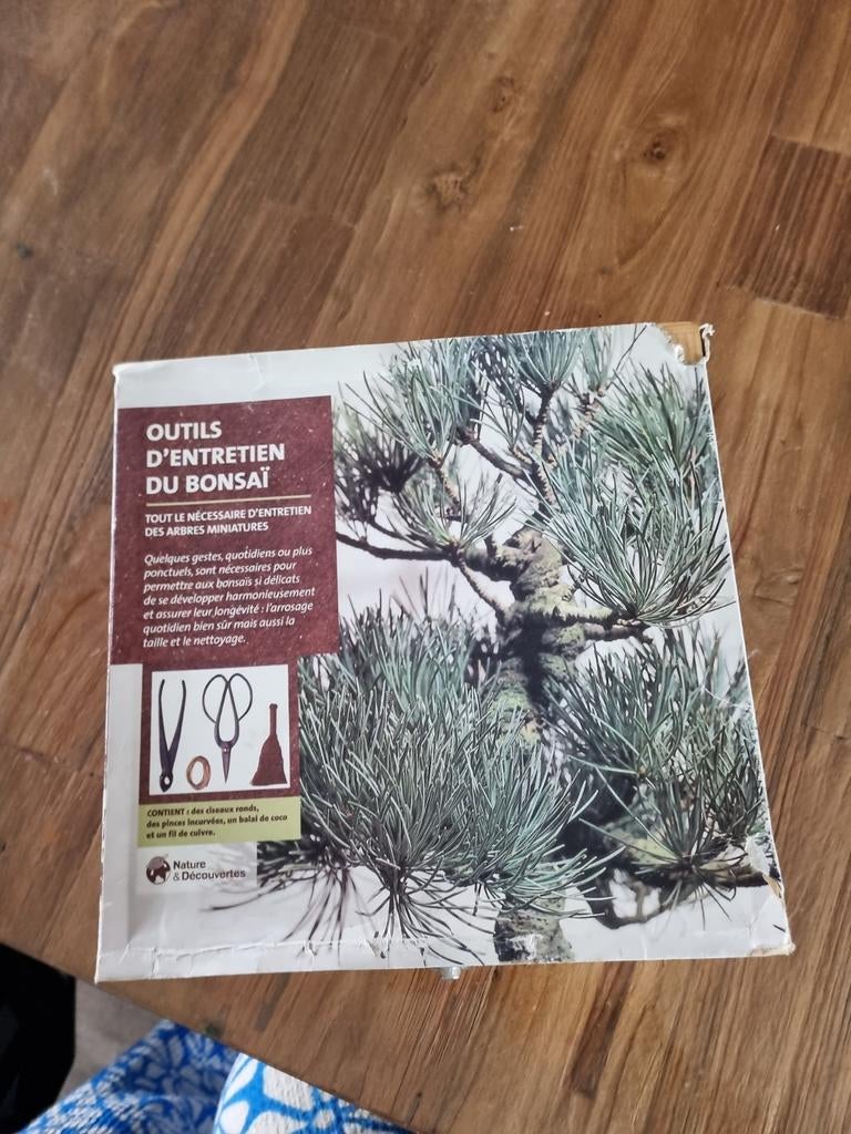 Bonsai onderhoud set - Nature & Découvertes, Tuin en Terras, Ophalen of Verzenden, Zo goed als nieuw, Overige soorten, Nature & Découvertes