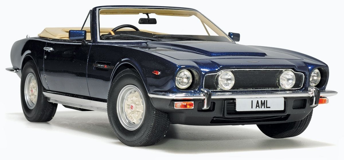 Aston Martin V8 Volante 1978 - Blue 1:18 - Cult Scale Models, Ophalen of Verzenden, Nieuw, Overige merken