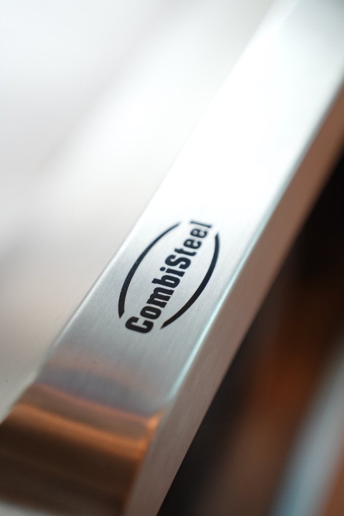CombiSteel afzuigkap, Witgoed en Apparatuur, Ophalen, Wandschouwkap, 800 m³ per uur of meer, Zo goed als nieuw