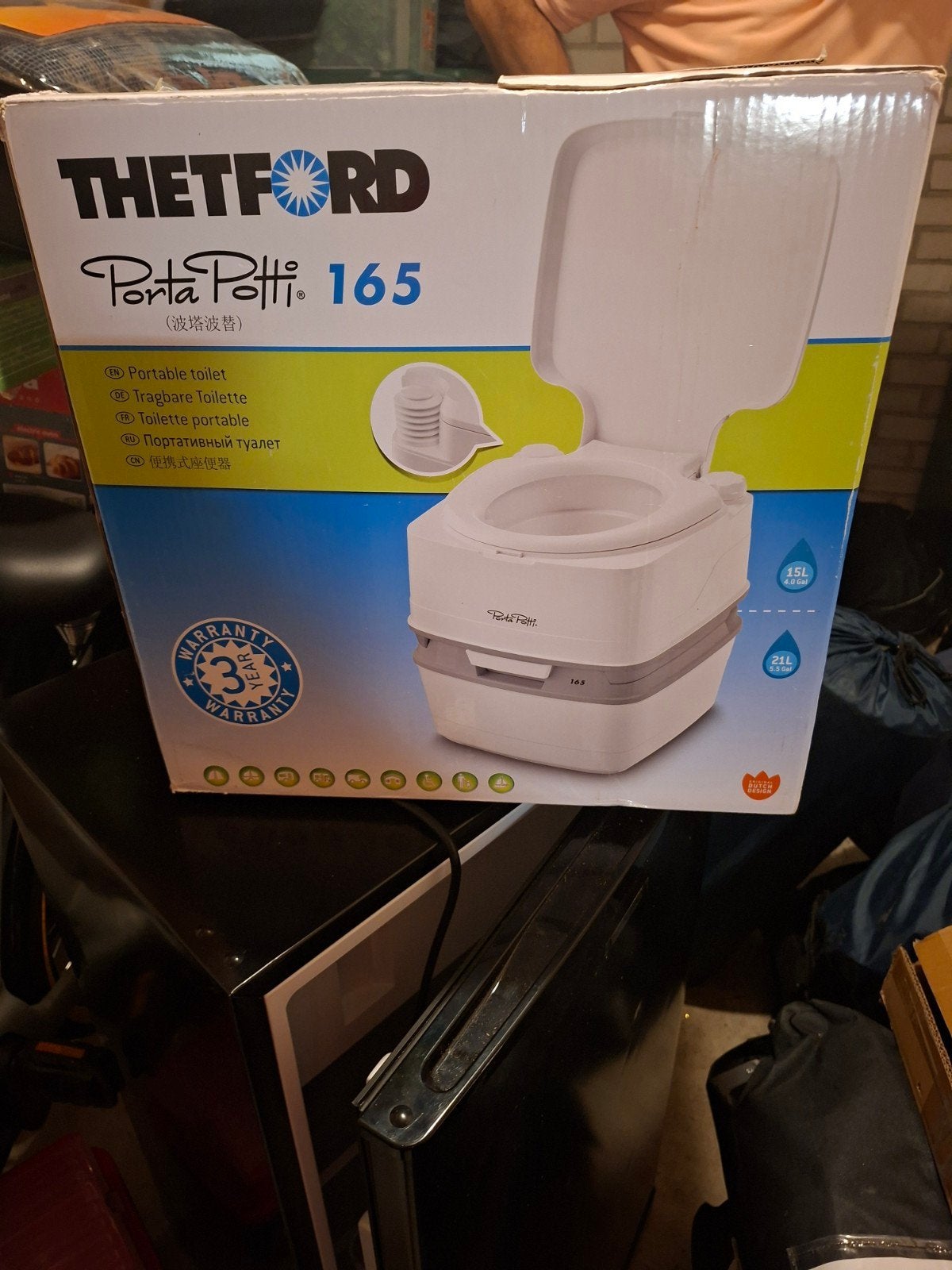 porta Potti 165, Caravans en Kamperen, Ophalen of Verzenden, Zo goed als nieuw