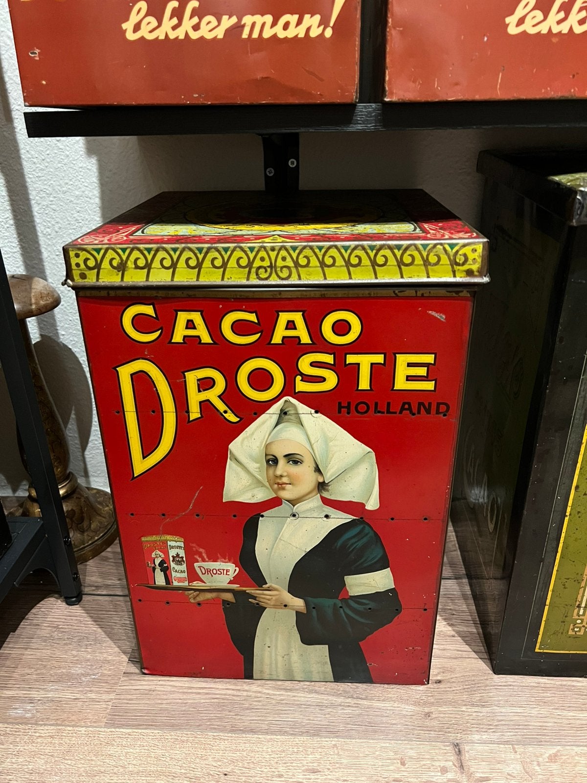 Droste 20 kg blik, Ophalen of Verzenden, Zo goed als nieuw, Verpakking